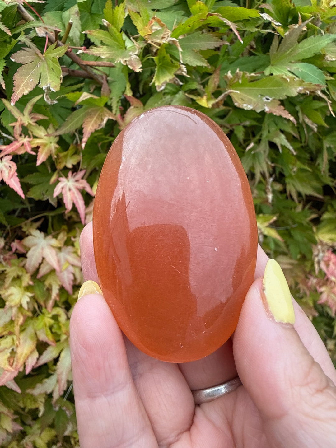 Orange Calcite Palmstone