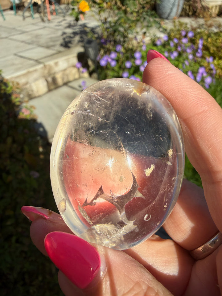 Clear Quartz Palmstone