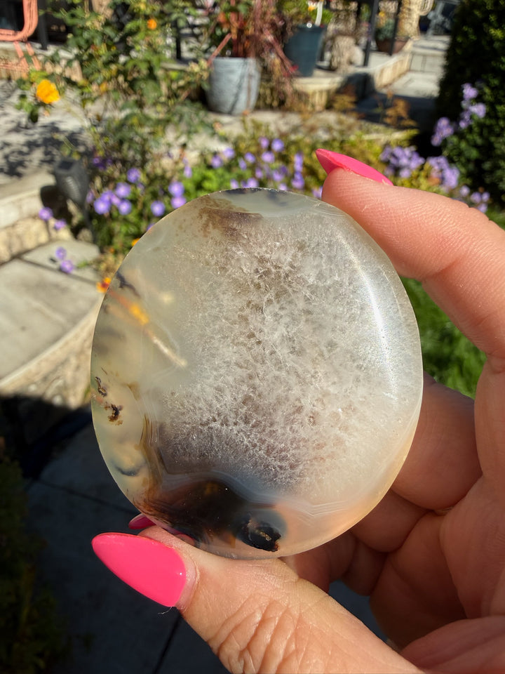Natural Dendritic Agate Palmstone from Madagascar