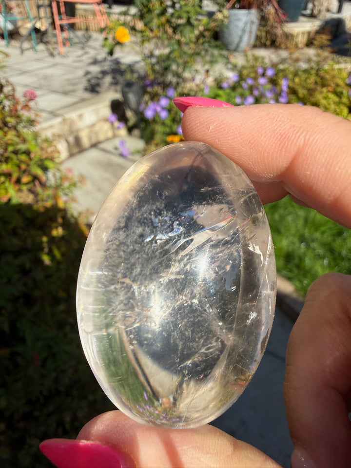 Clear Quartz Palmstone