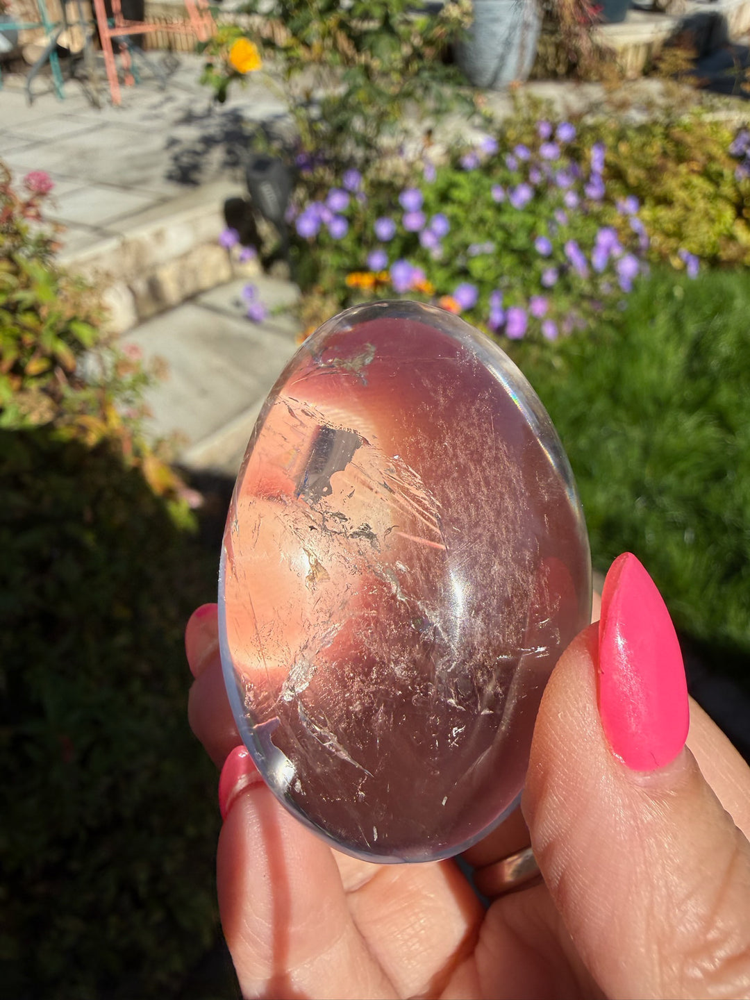 Clear Quartz Palmstone