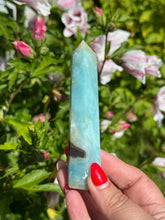 Load image into Gallery viewer, Caribbean Blue Calcite Tower
