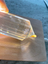 Load image into Gallery viewer, Large 24 Facet Blue Feathered Quartz Vogel
