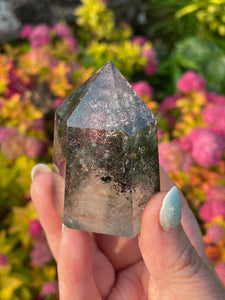 Garden Quartz Lodolite Thousand Layer Point