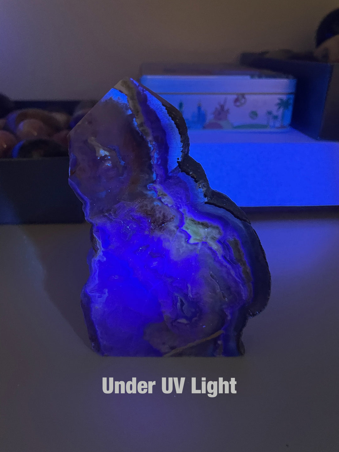 Feather Fluorite with Pyrite Slice Tower