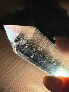 Clear Quartz Vogel with 24 Facets