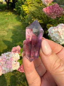 Double Terminated DT Amethyst Point