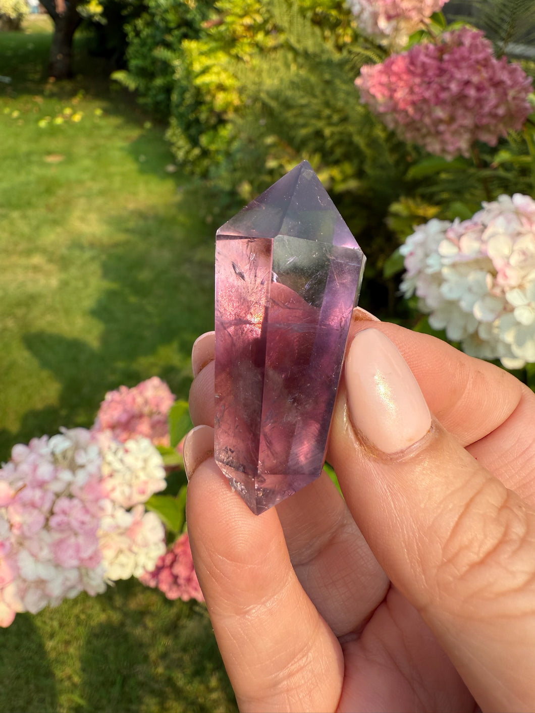 Double Terminated DT Amethyst Point