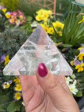 Load image into Gallery viewer, Incredible Large Tourmaline in Quartz Pyramid Carving
