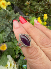 Load image into Gallery viewer, Silver Amethyst Ring Size N (6.75)
