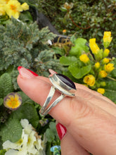 Load image into Gallery viewer, Silver Amethyst Ring Size N (6.75)
