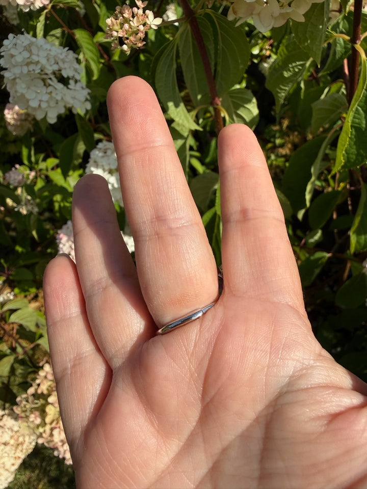 Purple Fluorite Butterfly Adjustable Ring