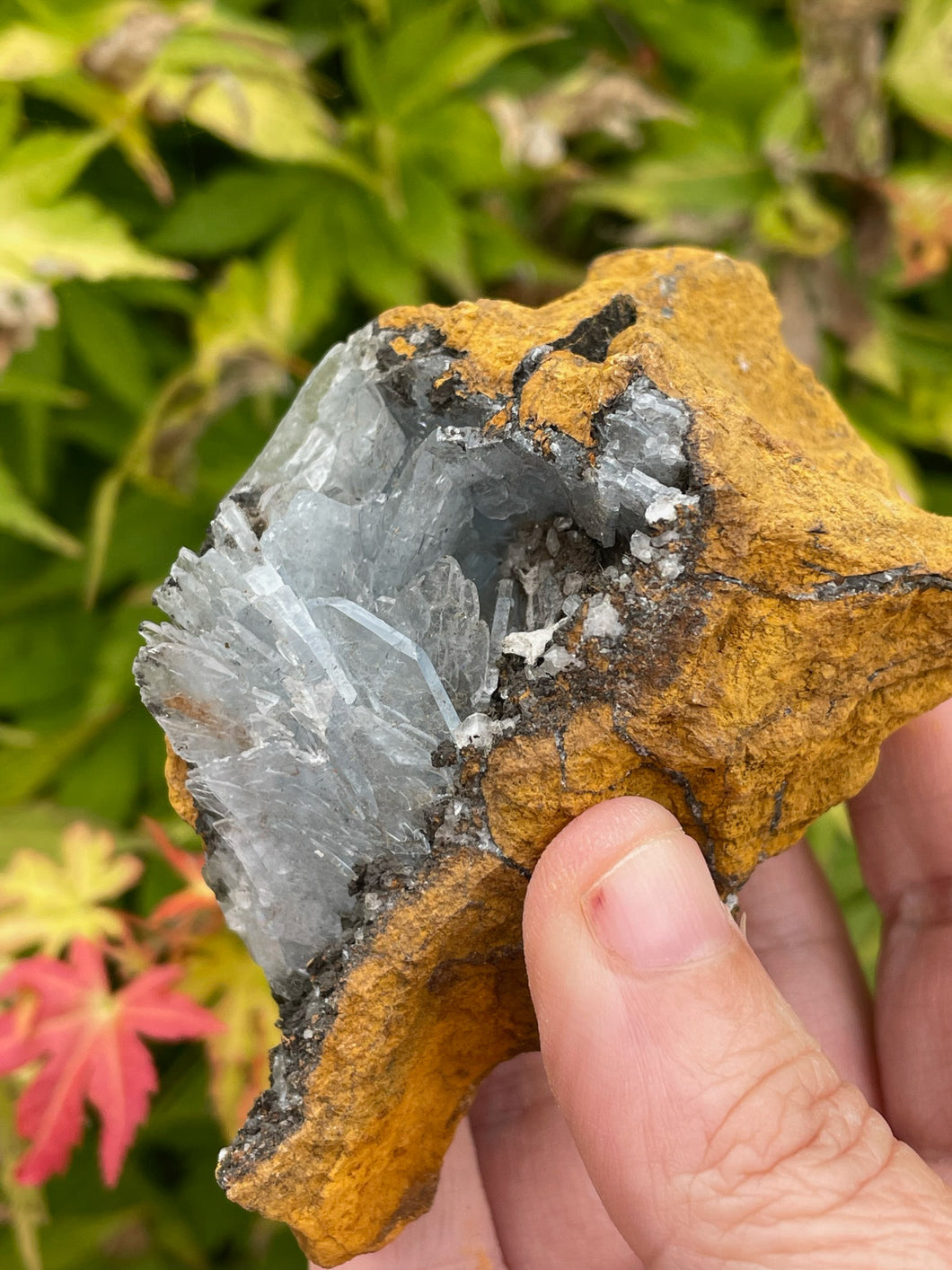 Blue Barite Specimen