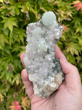 Load image into Gallery viewer, Prehnite and Quartz Specimen
