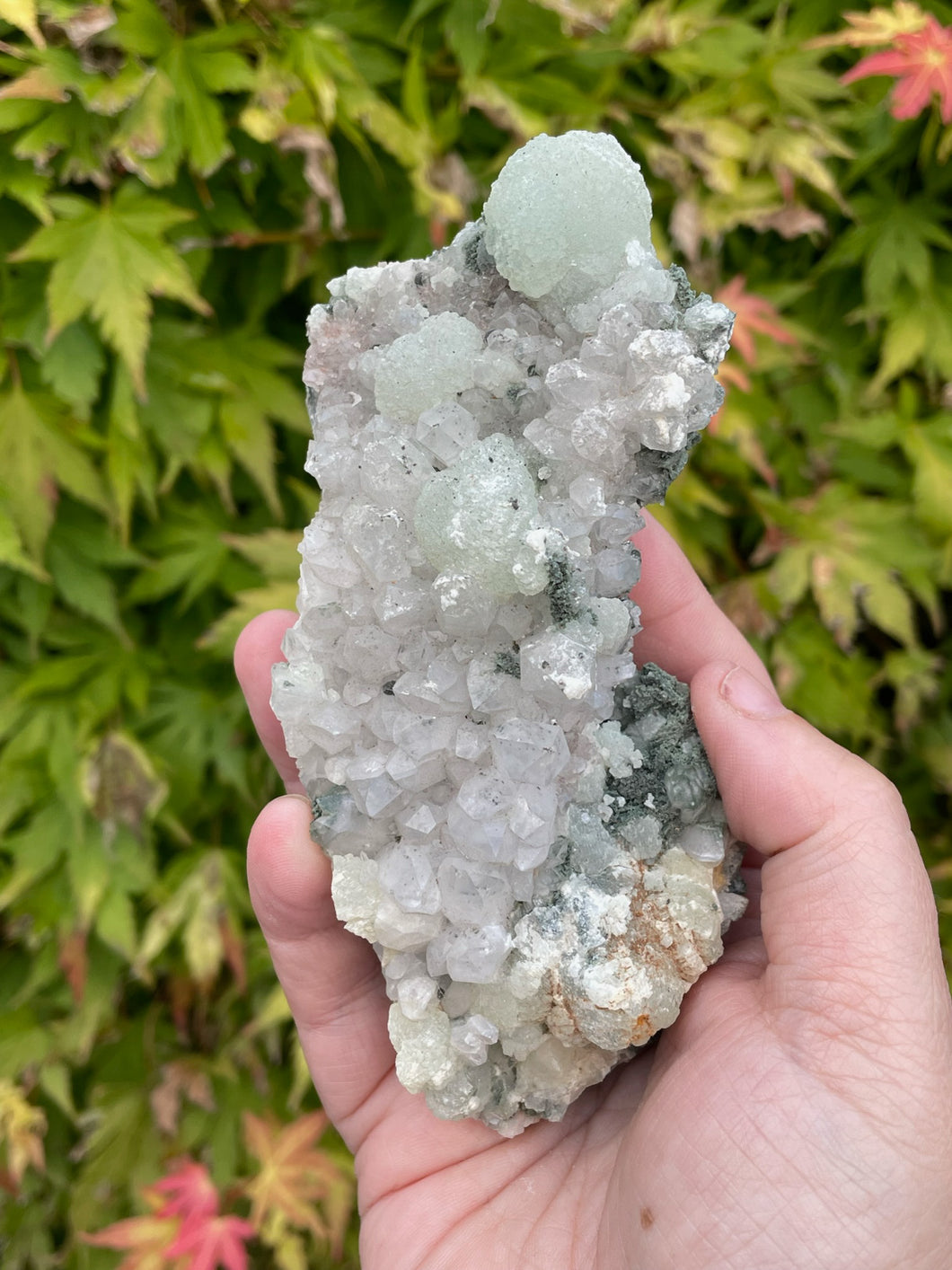 Prehnite and Quartz Specimen