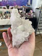 Load image into Gallery viewer, Quartz and Prehnite Crystal
