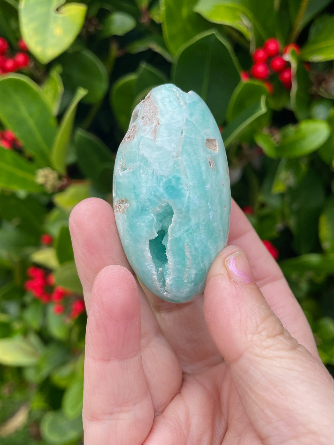 Caribbean Calcite Shiva Lingham