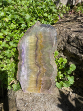 Load image into Gallery viewer, Large Fluorite Crystal Slice
