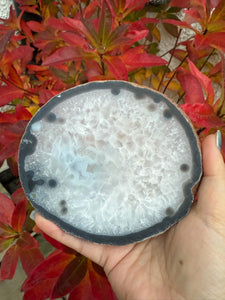 Christmas Scene Agate Crystal Slice