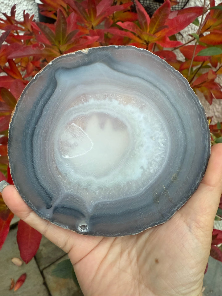Christmas Scene Agate Crystal Slice