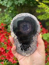 Load image into Gallery viewer, Amazing Purple Fluorite Slice Carving
