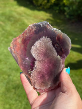 Load image into Gallery viewer, Unusual Freestanding Purple Fluorite Slice
