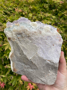 Statement Purple Fluorite Cluster on a Stand Specimen