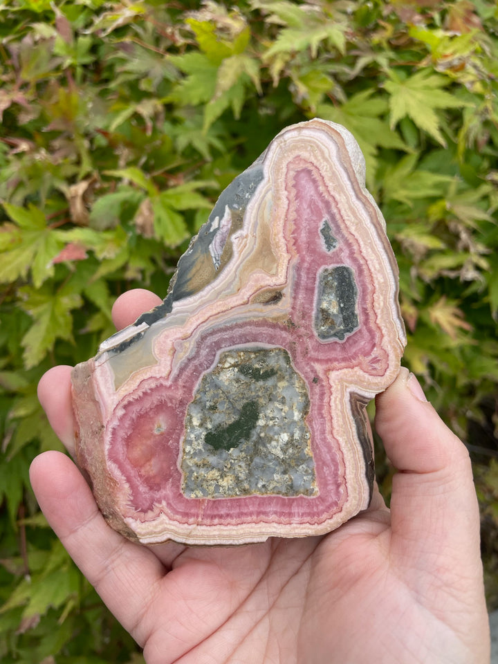 Large Rhodochrosite Slice Specimens