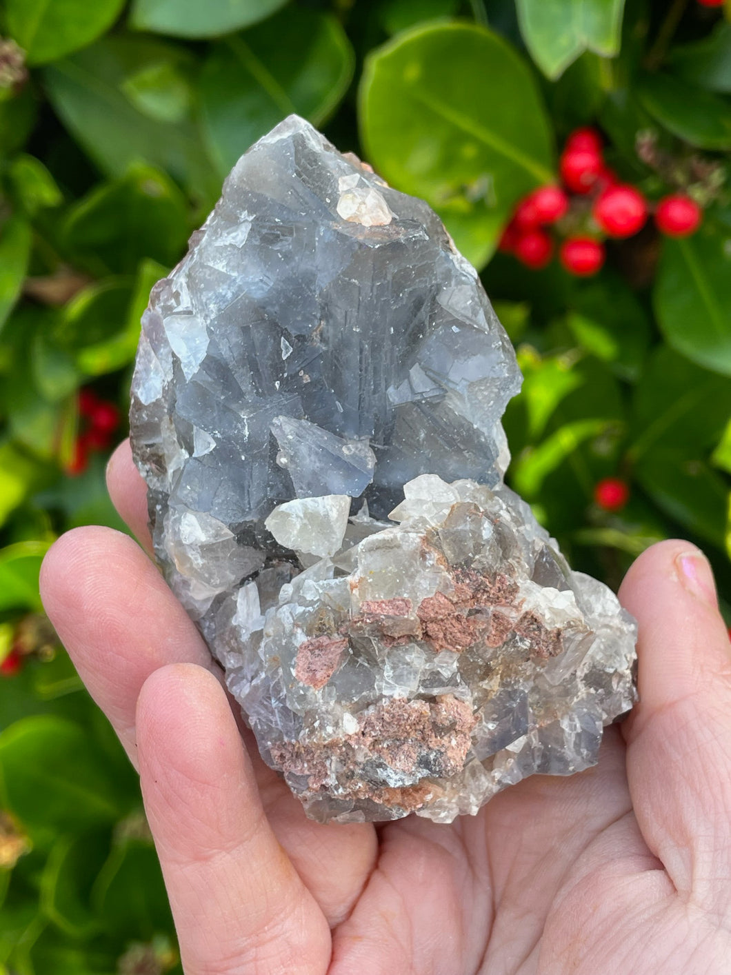 Blue Fluorite Crystal Specimen