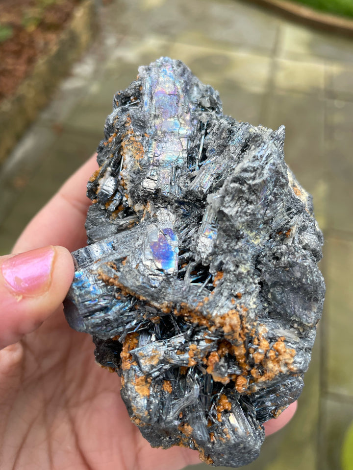 Stibnite Crystal Specimen