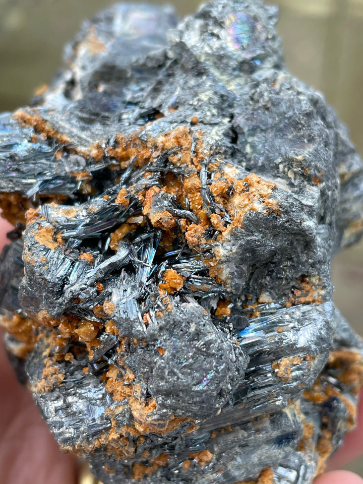 Stibnite Crystal Specimen