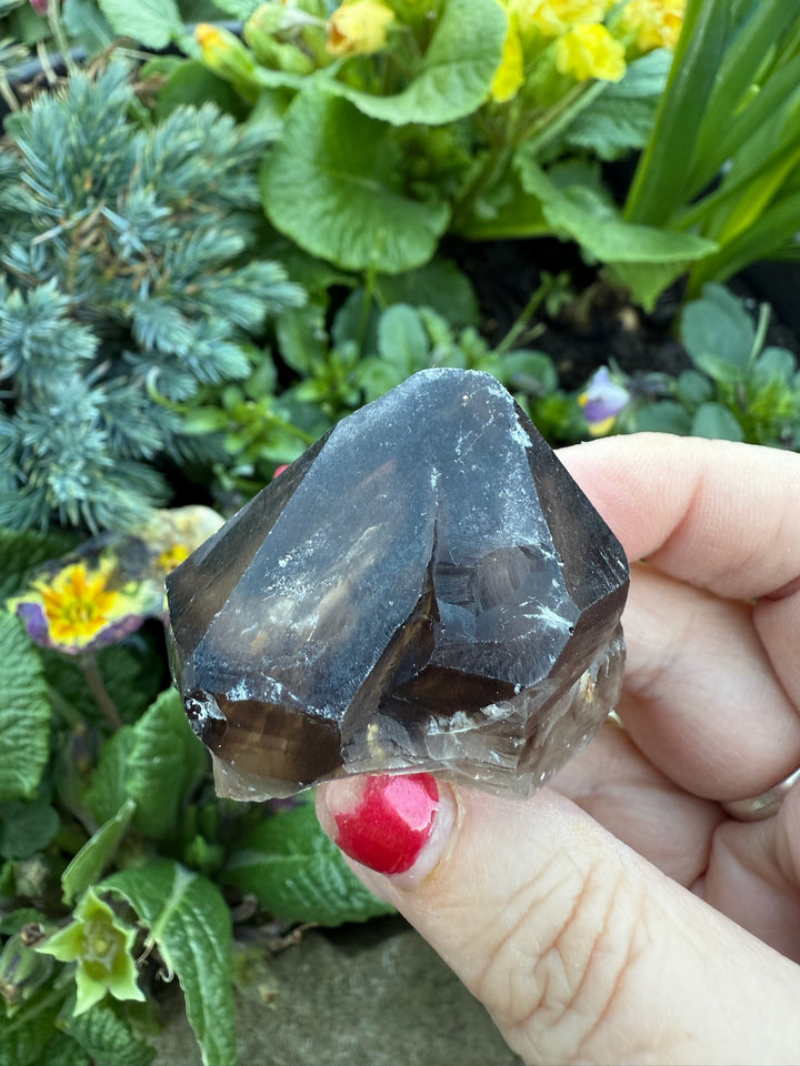 Smoky Phantom Quartz Elestial Crystal Specimen
