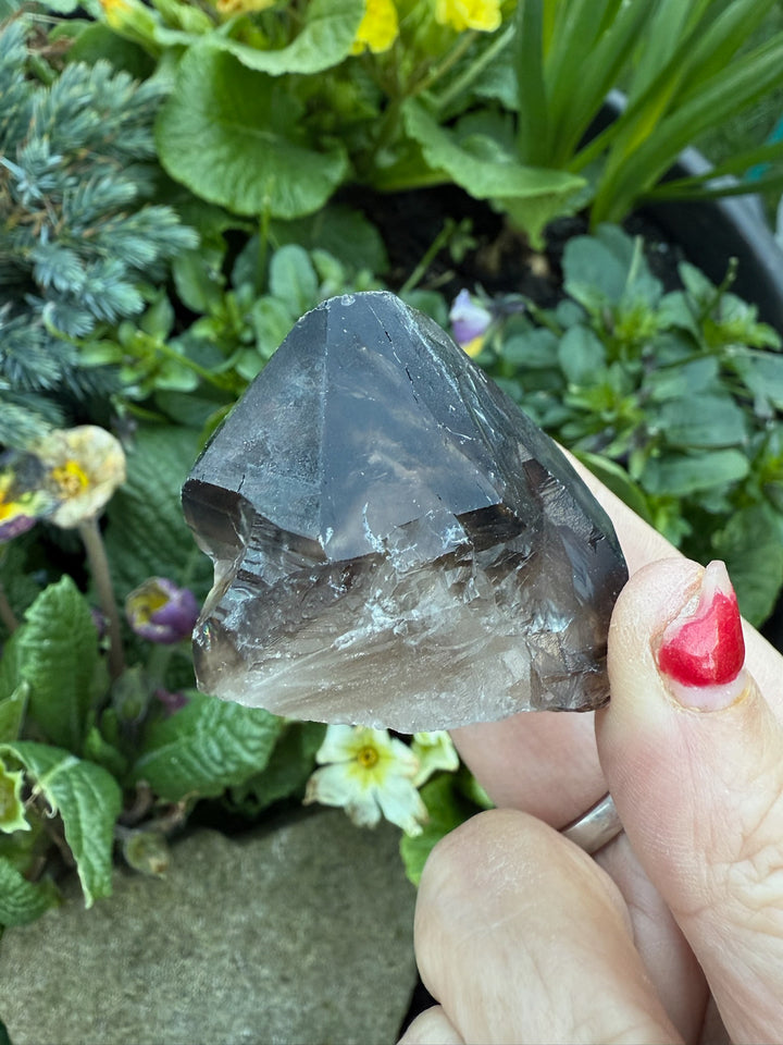 Smoky Phantom Quartz Elestial Crystal Specimen