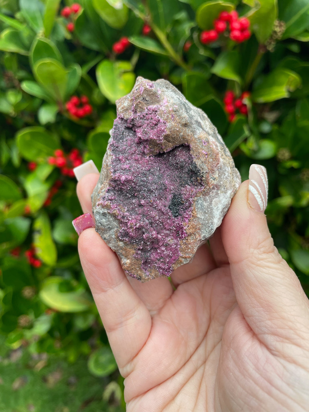 Cobalto Calcite Crystal Specimen