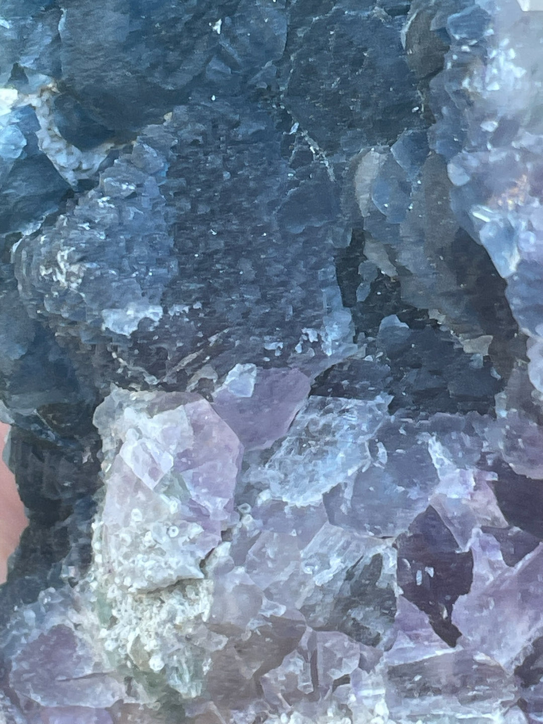 Purple and Blue Fluorite Specimen