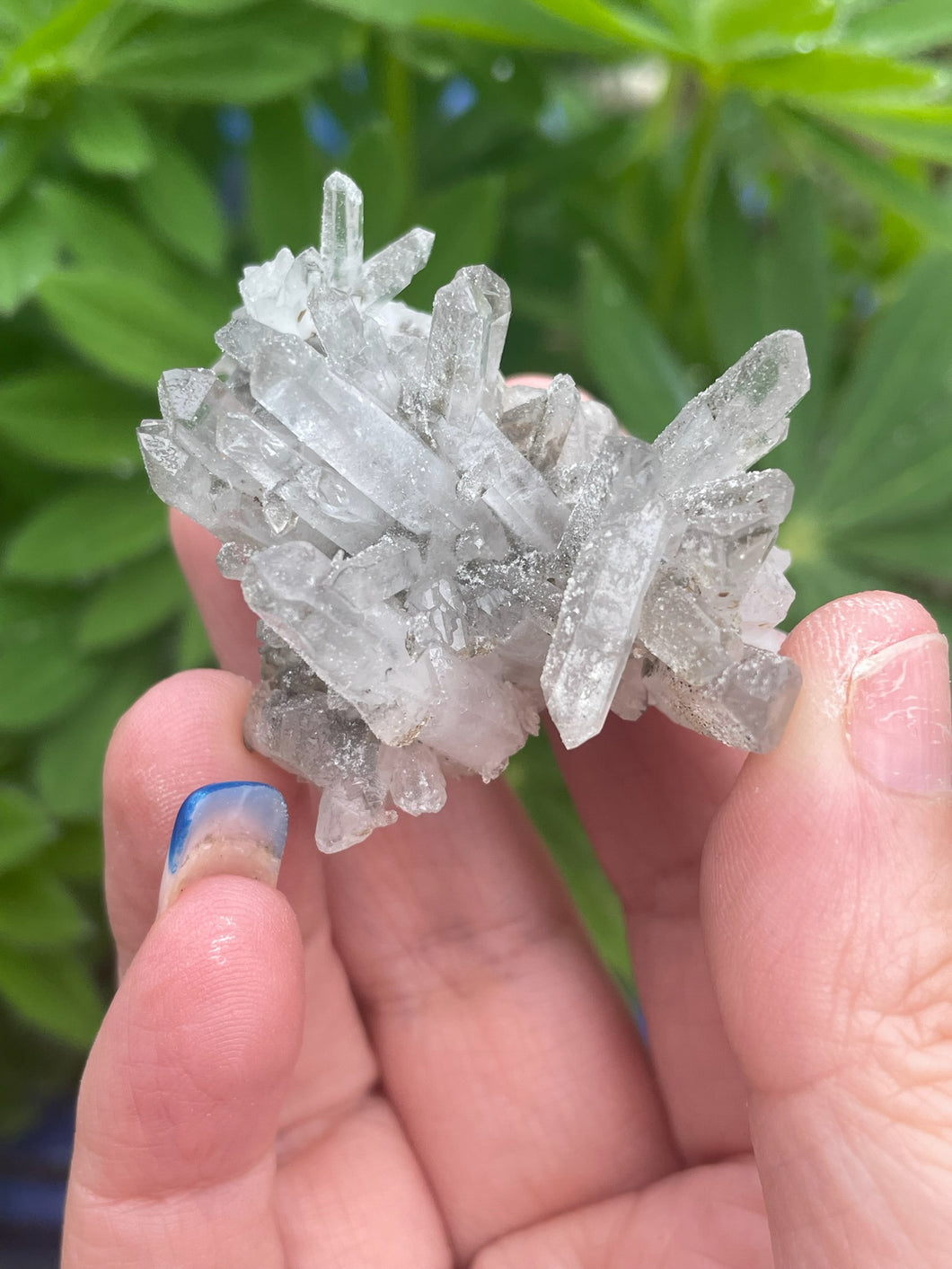 Sugar Quartz with UV Reactive Calcite Specimen