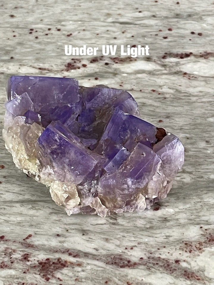 Smokey Yellow UK Fluorite from The Bull Vein