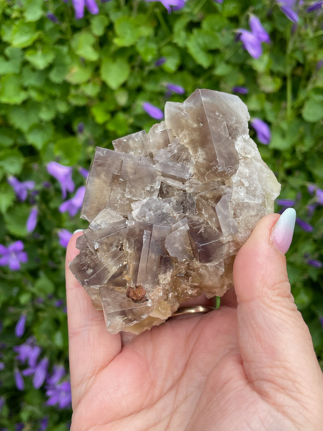 Smokey Yellow UK Fluorite from The Bull Vein