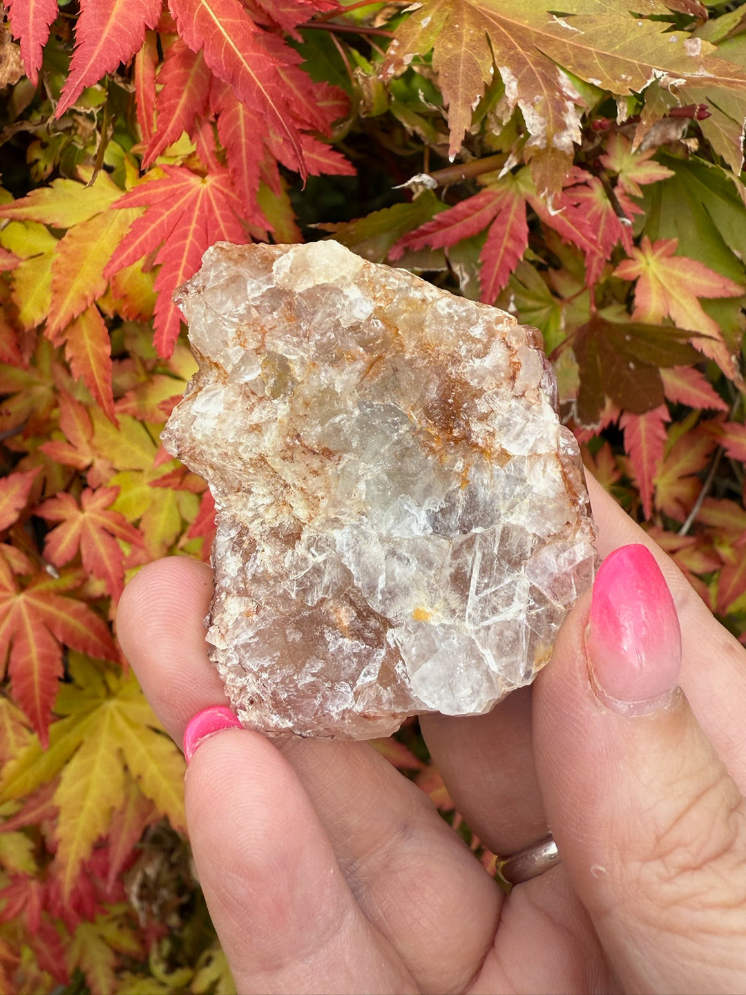 Selenite on Fluorite Specimen UV Reactive