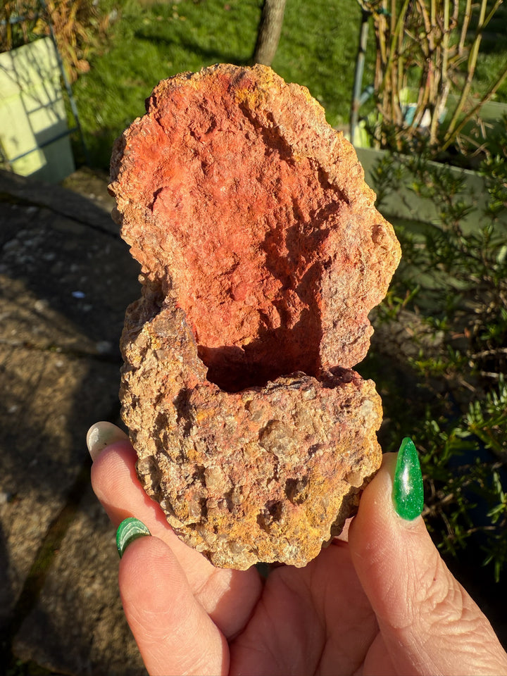 Iron Oxide Indian Paint Pot Specimen from Cornwall UK