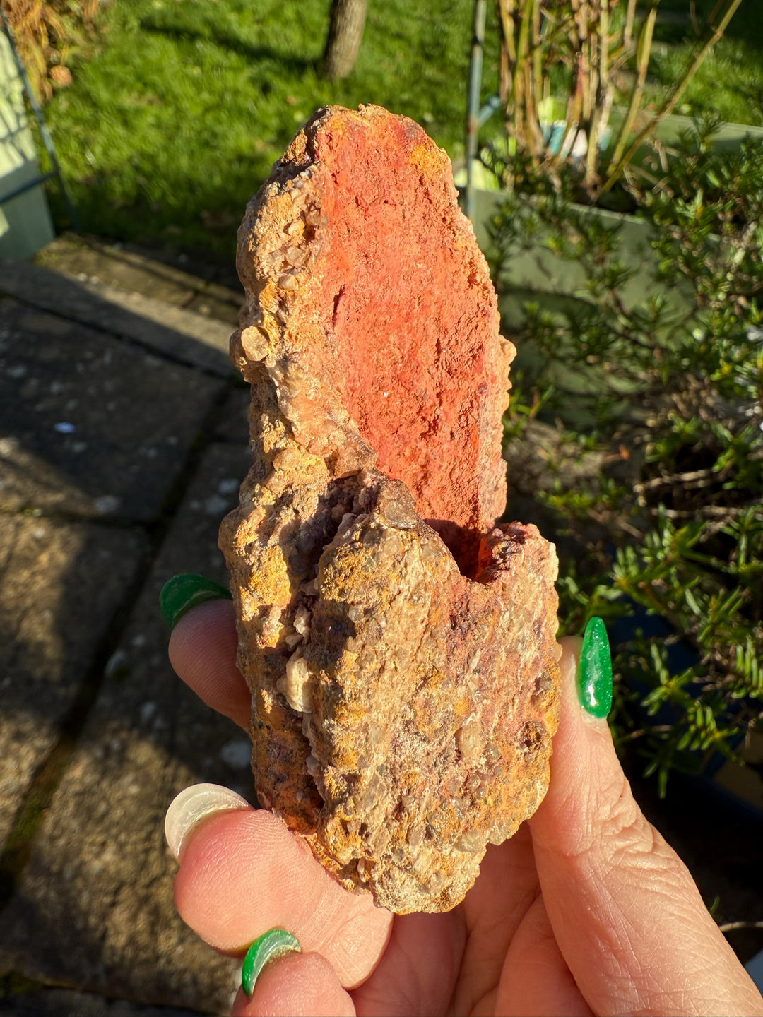 Iron Oxide Indian Paint Pot Specimen from Cornwall UK