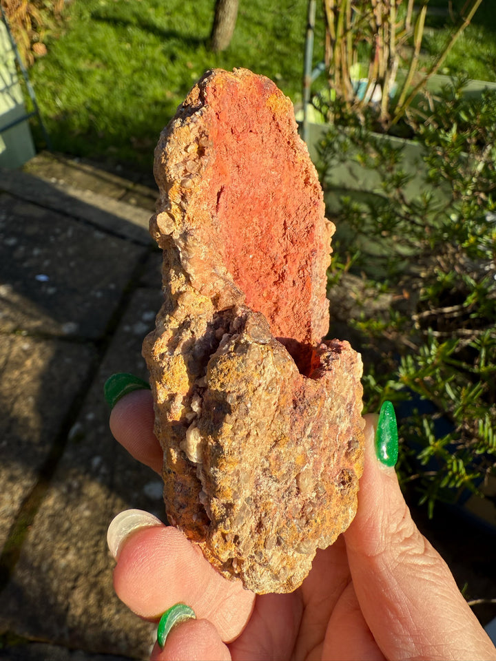Iron Oxide Indian Paint Pot Specimen from Cornwall UK