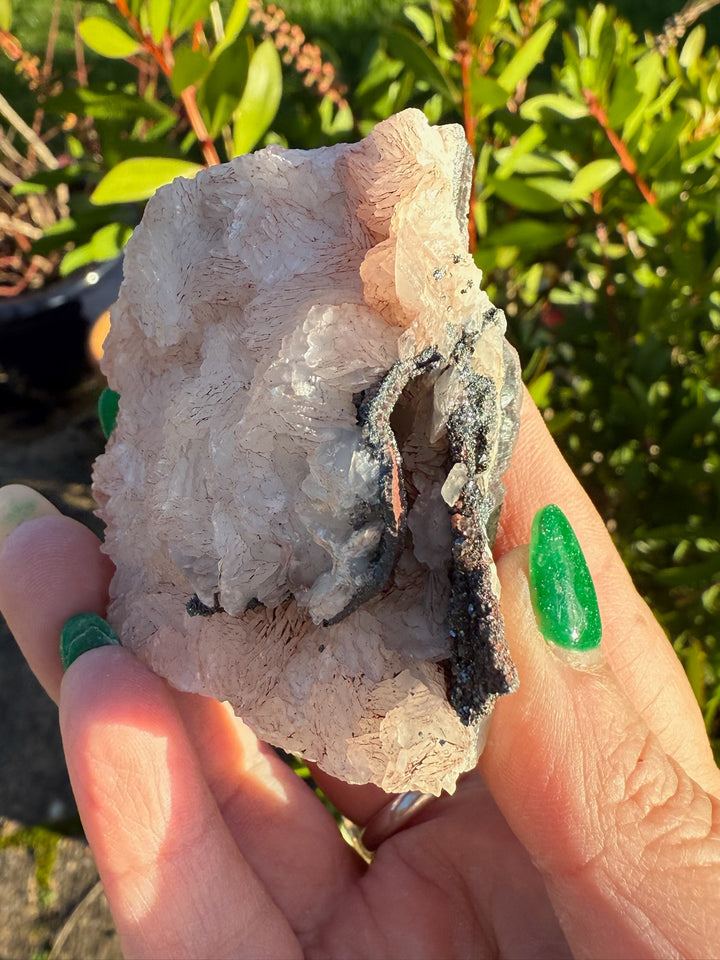 Baryte on Hematite Specimen from Cumbria UK