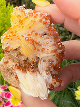 Load image into Gallery viewer, Vanadinite on Baryte Specimen
