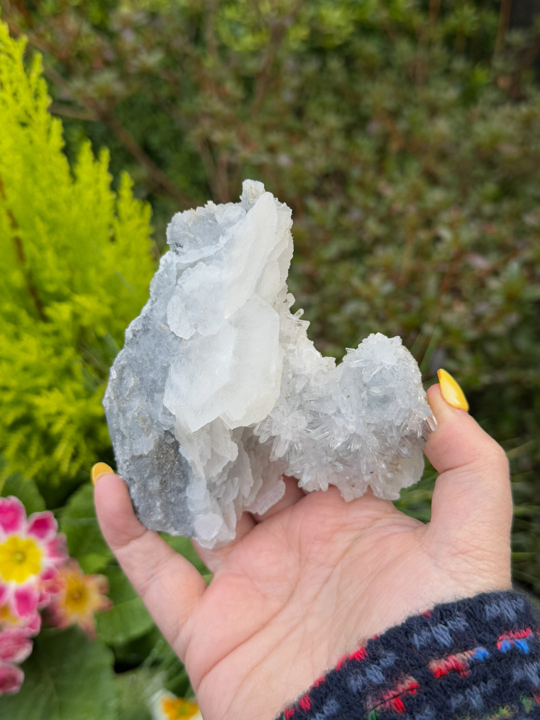 Uv Reactive Calcite and Quartz Specimen