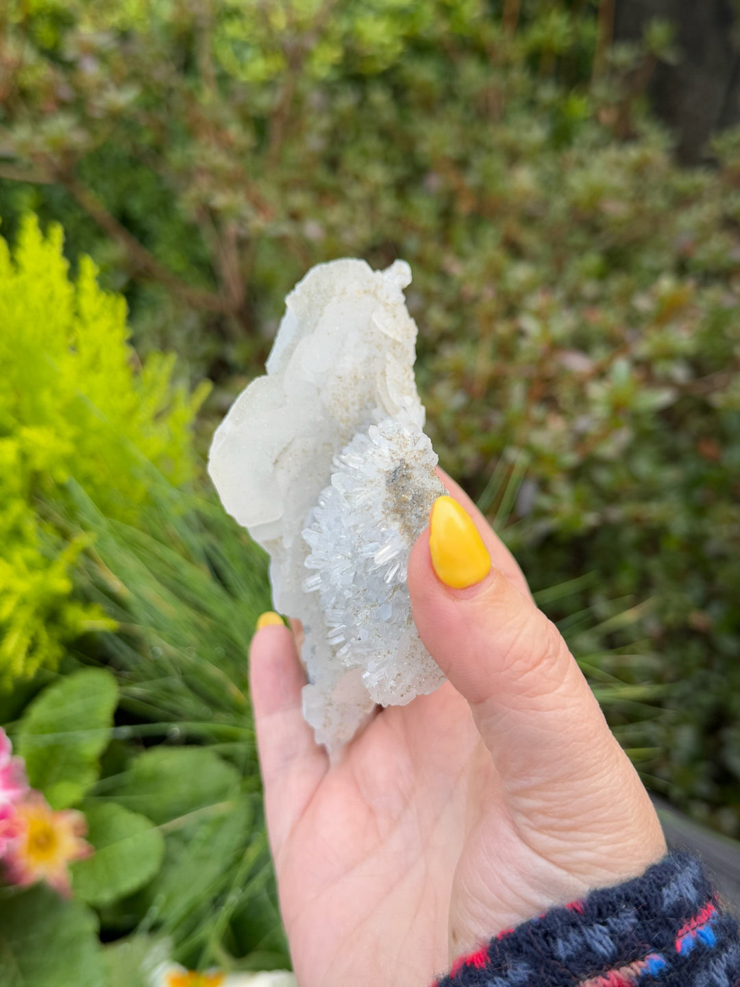 Uv Reactive Calcite and Quartz Specimen