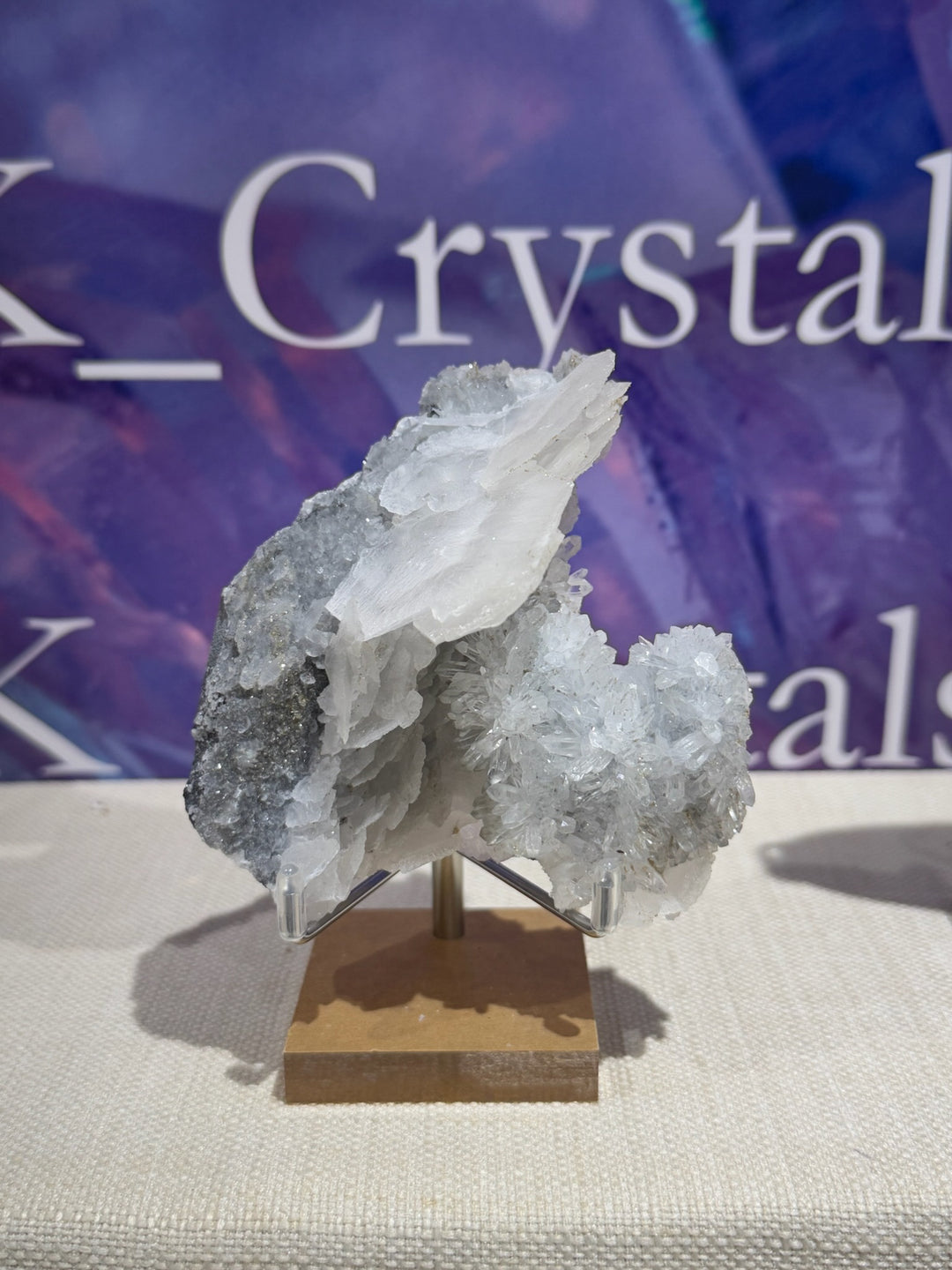 Uv Reactive Calcite and Quartz Specimen