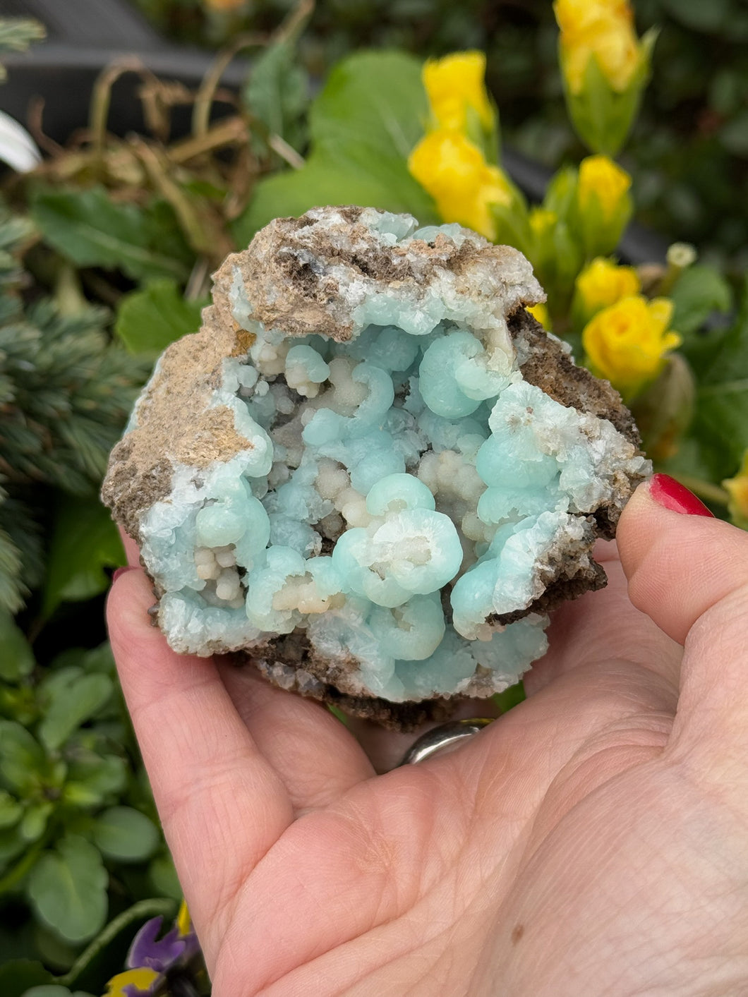 Large Hemimorphite Specimen from Mexico