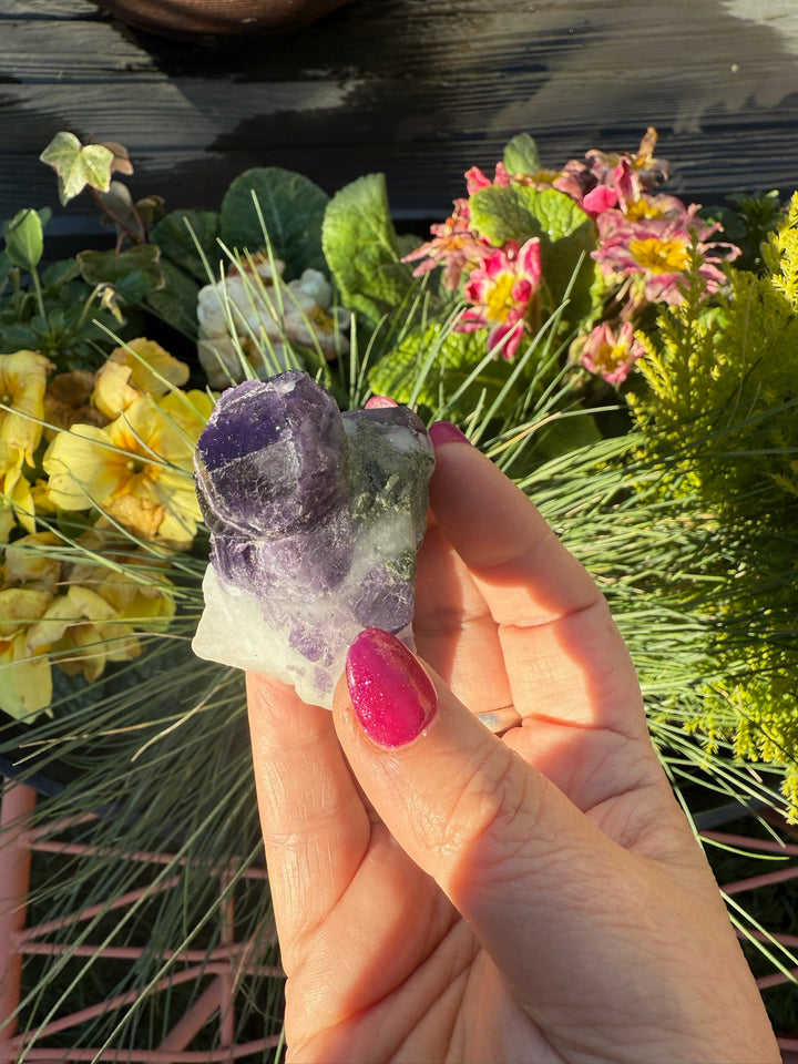Rare Purple Scapolite and Diopside Specimen from Badakshan
