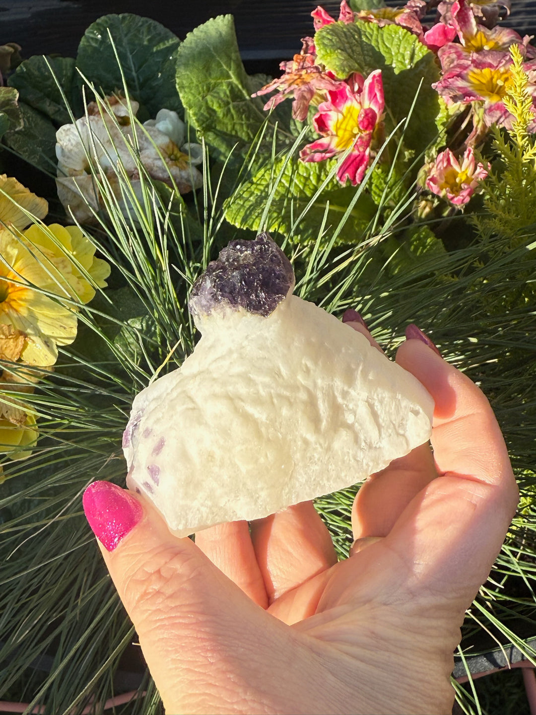 Rare Purple Scapolite on Matrix Specimen from Badakshan
